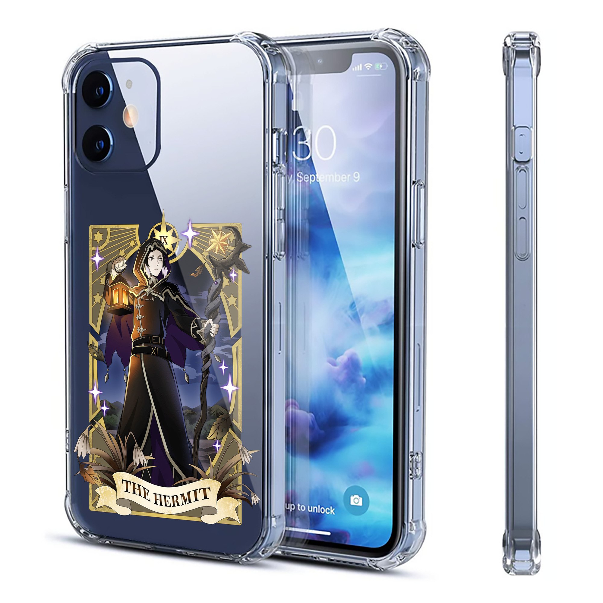 （画像用） 文豪ストレイドッグス Bungo Stray Dogs 【iPhone 12シリーズ対応】透明スマホケース（クリアソフトケース）